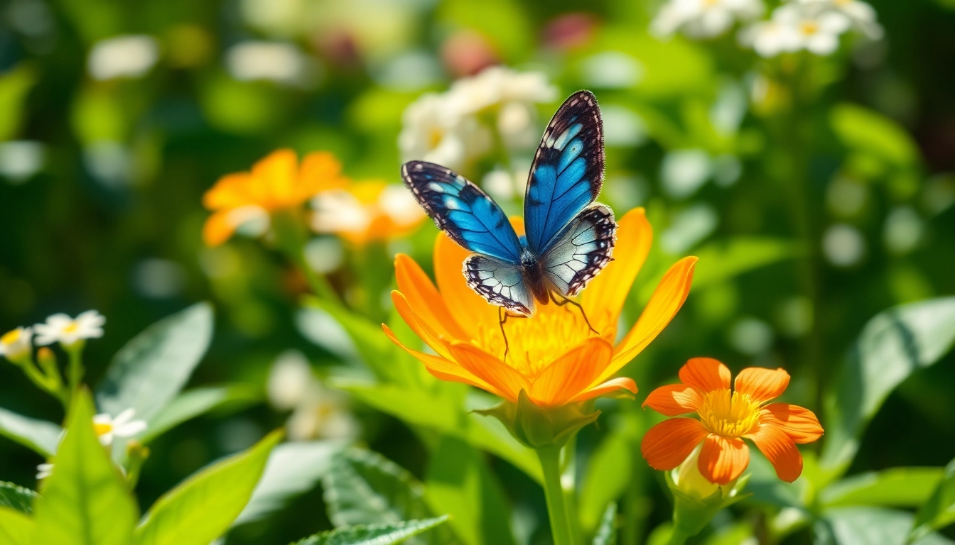 Die bluetenbande in voller Blüte, umgeben von grünen Blättern, strahlt Schönheit aus.