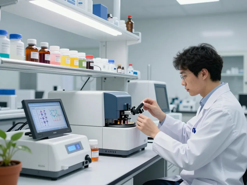 High-quality research environment showcasing an EU cannabinoid manufacturer in action with premium extracts.