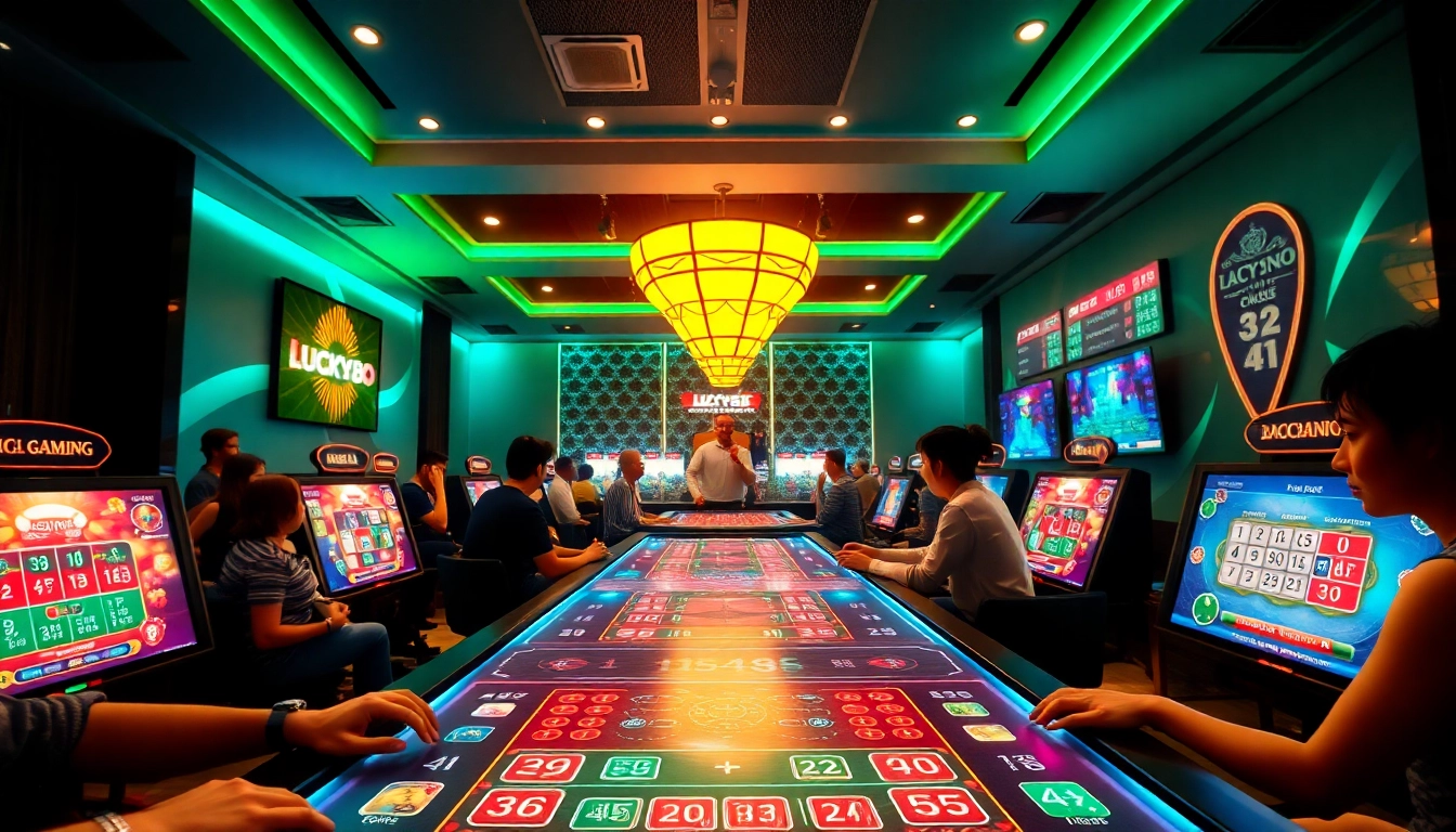 Experience the thrill of online gambling at https://lucky88.direct/ with vibrant gaming scenes and engaging players.