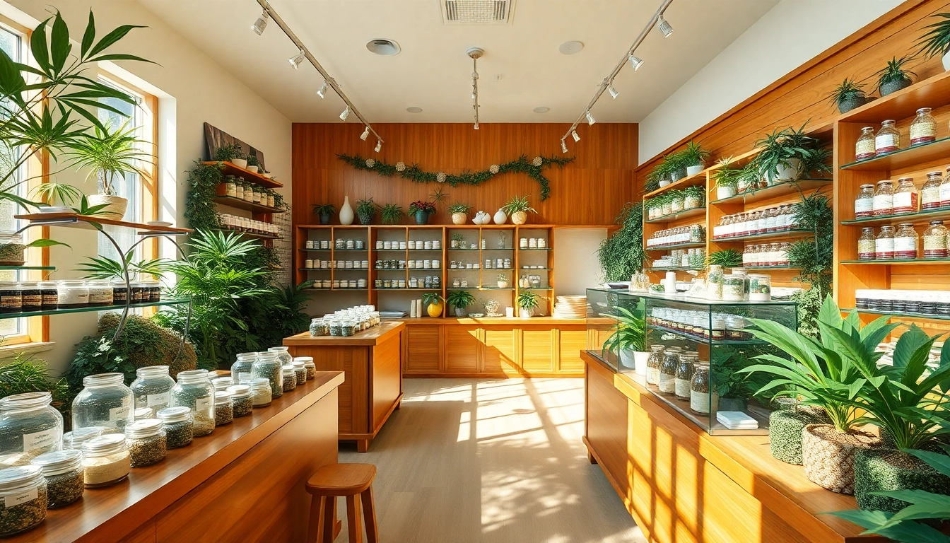 Find where can i buy weed near me at a vibrant cannabis dispensary with various products.