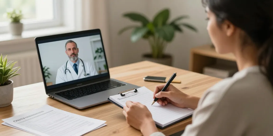 Patient consulting online for Ohio MMJ Card online, showcasing a relaxed home environment and accessible medical care.
