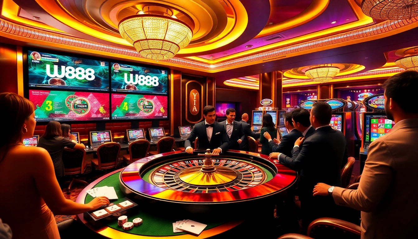 Experience thrilling moments at U888 with lively casino games and engaging players.