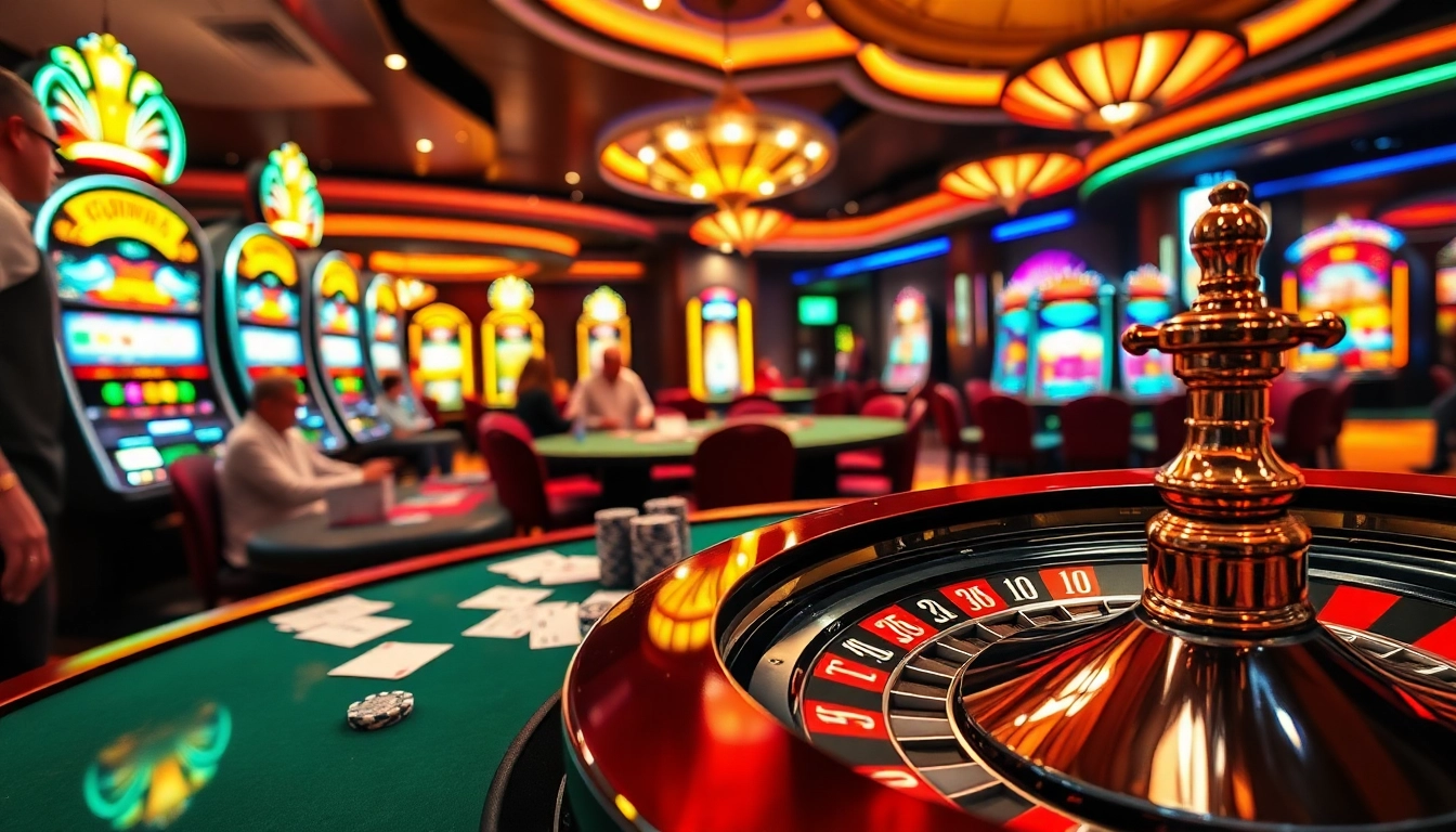 Engage in the thrilling world of Daftar Modal138 with players at a vibrant casino poker table.