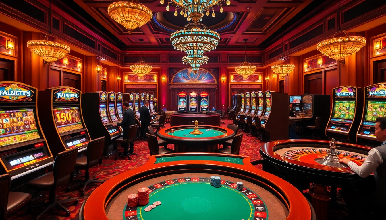 Engaging players enjoying the demo slot pragmatic experience at a luxurious casino setting.